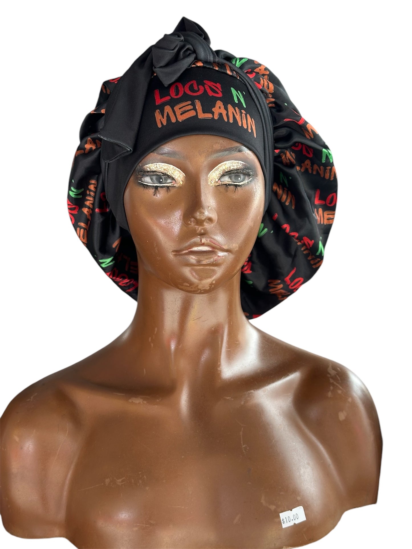 DOUBLE LAYER SATIN BONNET